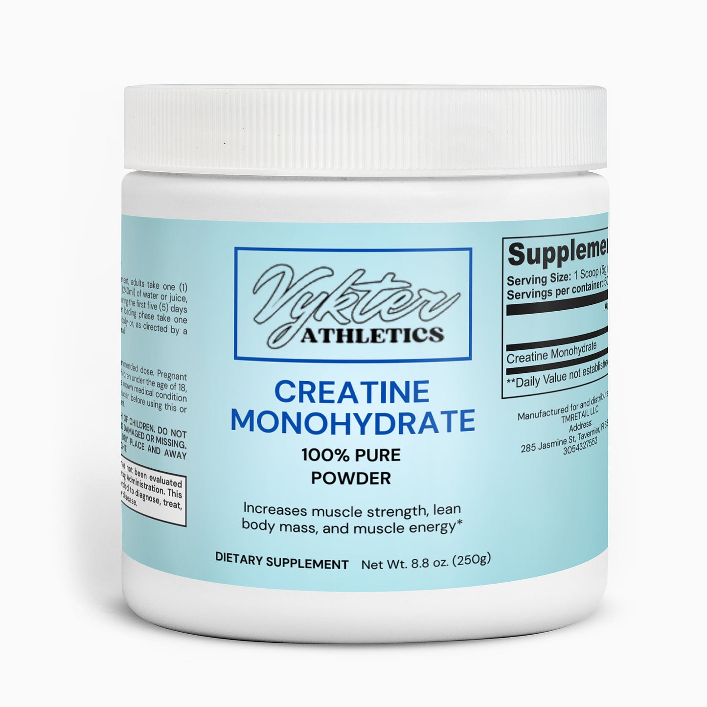 Vykter Athletics Pure Creatine Monohydrate