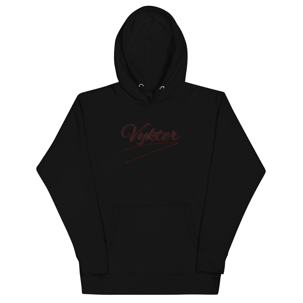 Vykter Autograph Embroidered Unisex Hoodie