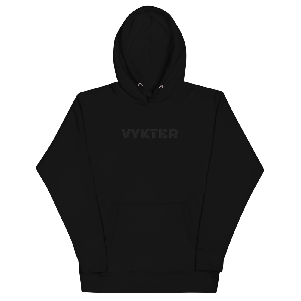 Vykter Embroidered Blended Unisex Hoodie