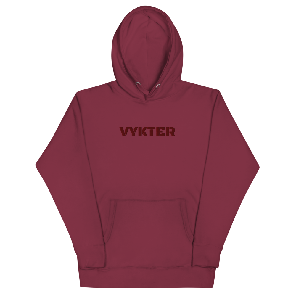 Vykter Embroidered Blended Unisex Hoodie